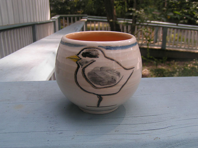 Adele Decorated Roc Cup - Seagull